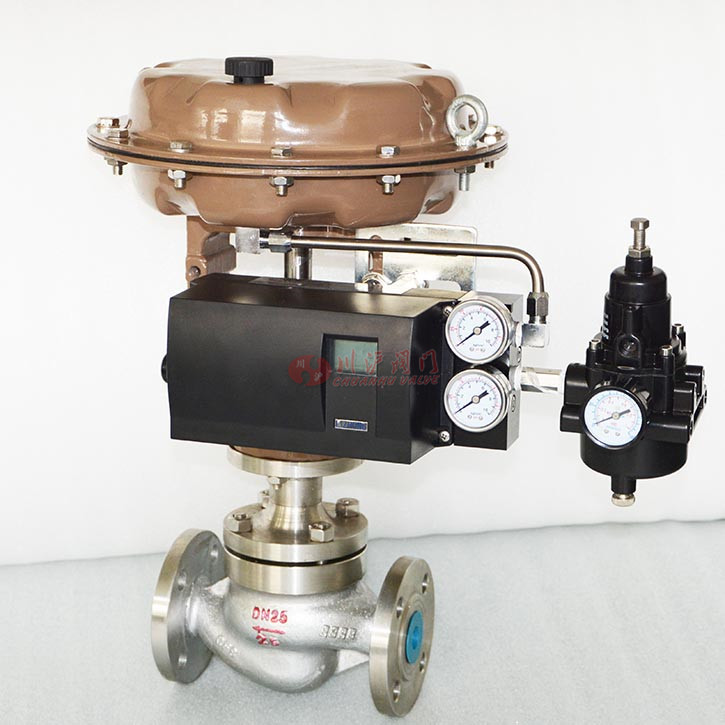 氣動調節(jié)閥實物圖